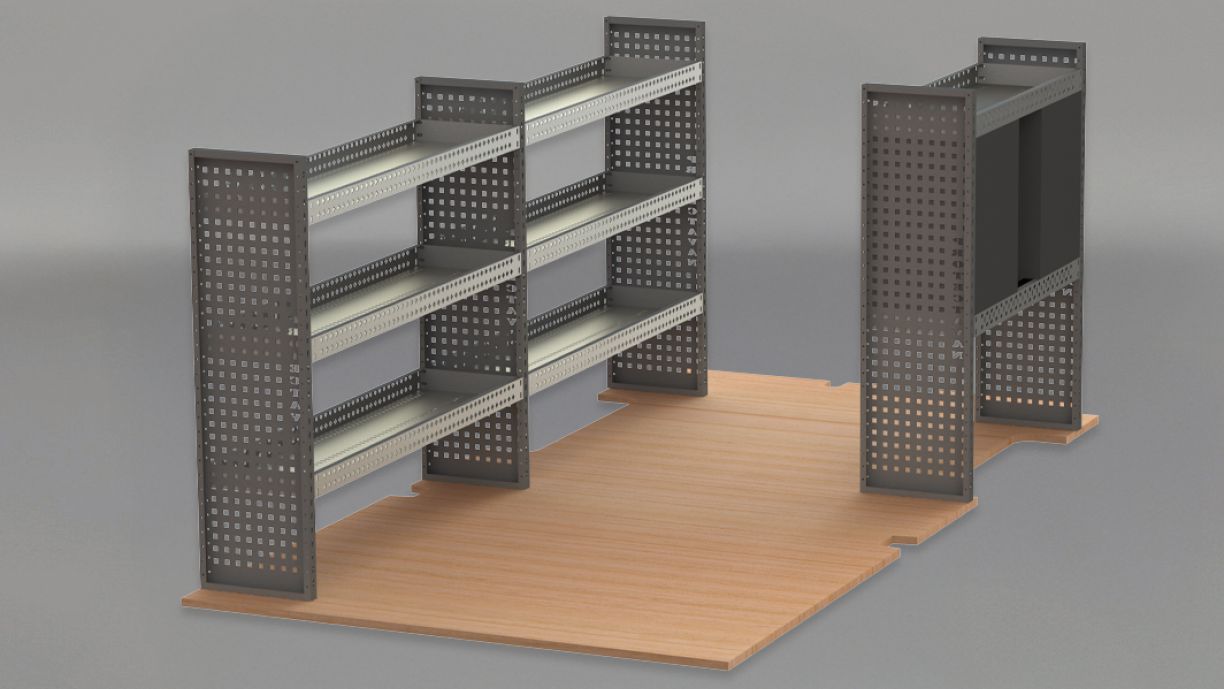 Metal Modular Racking | ProtectAVan